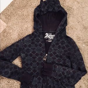 Abbey Dawn hoodie. Size M (looks small)